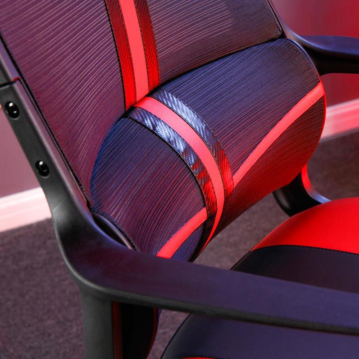 Image du produit X Rocker Chaise de jeu compacte Helix Rouge