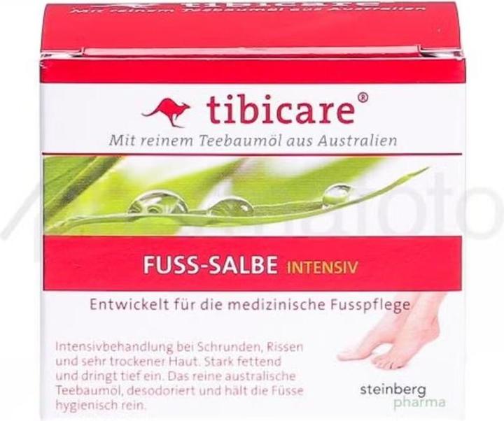 Actual product image Tibicare Foot ointment intensive Tb 50 ml (Foot cream & foot gel, 50 ml)
