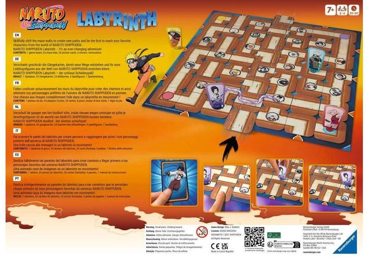 Produktbild Ravensburger Naruto Labyrinth (Deutsch, Spanisch, Französisch, Niederländisch, Italienisch, Portugiesisch, Englisch)