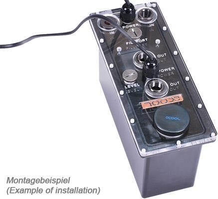 Actual product image Alphacool Geyser Double Power Pump Station