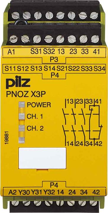 Immagine prodotto Pilz 787310 PNOZ X3P C 24VDC 24VAC 3n/o 1n/c 1so