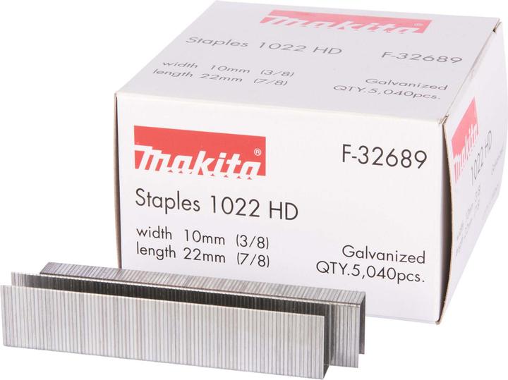 Makita 22mm Klammern galvanisiert für Akku Tacker