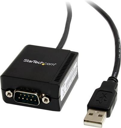Image du produit StarTech 1 Port USB Vers Câble Série (0.20 m)