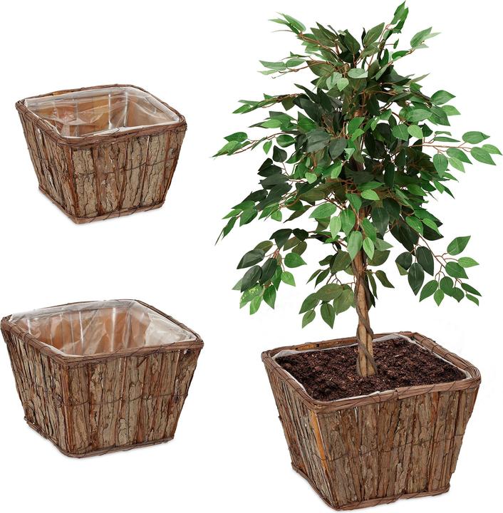 Produktbild Relaxdays 3-tlg. Blumentopf-Set (27 cm)
