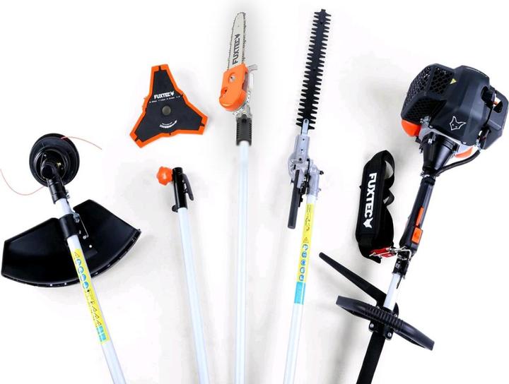 Actual product image Fuxtec FX-MT252ER Multitool 5in1 petrol brushcutter with adjustable high pruner (FX-MT252ER) (Trim line, Plastic knives)