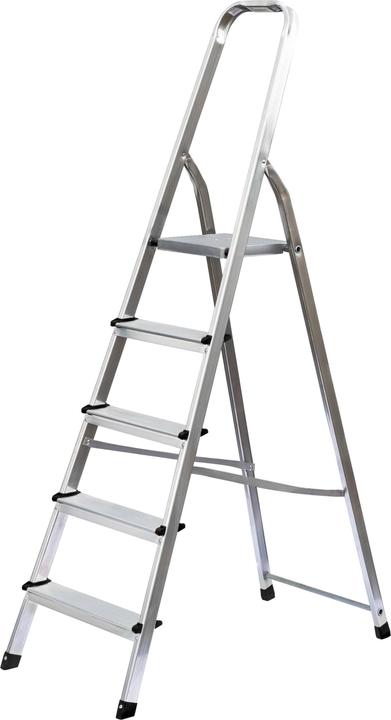 Actual product image Munk Household ladder one-sided access 5 steps (Stepladder, 8 cm)