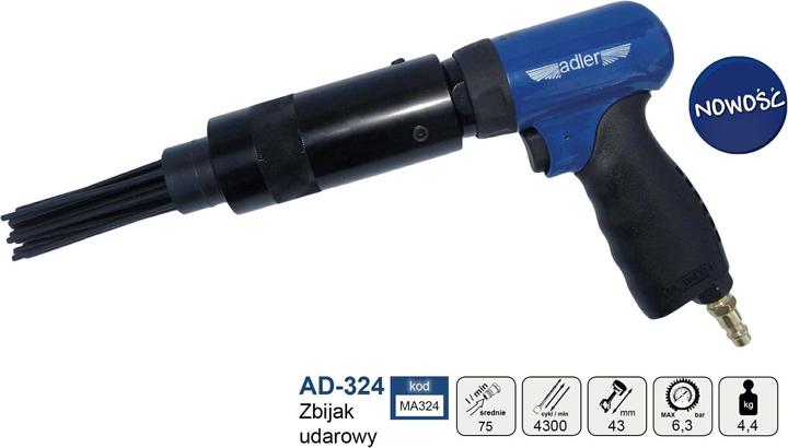Image du produit Adler Młotek Pneumatyczny Igłowy Ad-324