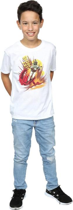 Image du produit Star Wars - T-shirt BOBA FETT ROCKET POWERED - Garçon (128)
