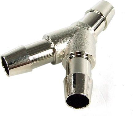Immagine prodotto Aquatuning Connettore per tubo flessibile da 10 mm (3/8' Y) in ottone nichelato