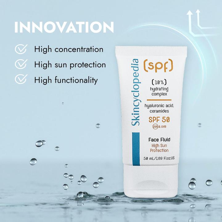 Produktbild Skincyclopedia SPF 50 Hydrating Fluid (50ml) (Sonnencreme Gesicht, SPF 50, 50 ml)