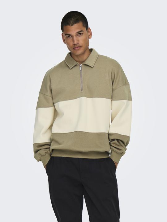Produktbild Only & Sons Onsbyron Vtg Ls Zip Polo (XL)