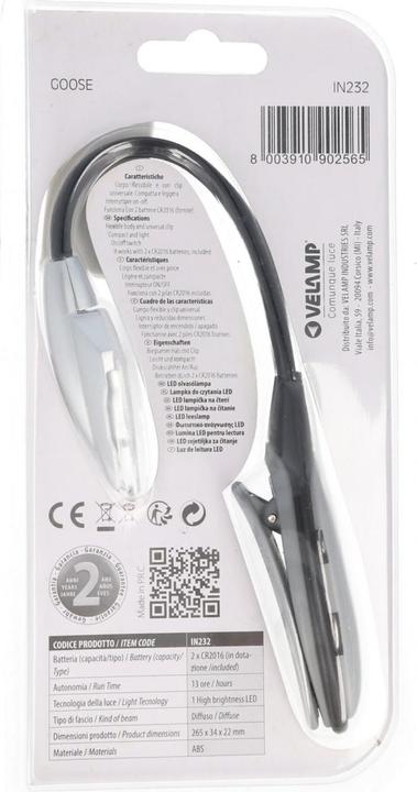 Actual product image Velamp Goose Led Reading Lamp (26.50 cm, 6 lm)