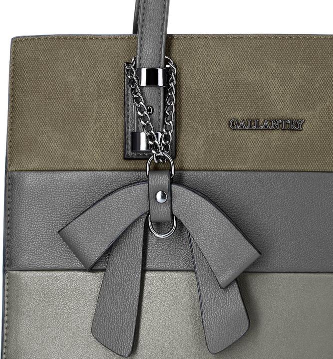 Actual product image Gallantry Ladies' handbag Politexture in grey (5 l)