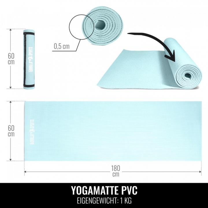 Produktbild Gorilla Sports Yogamatte (5 mm)