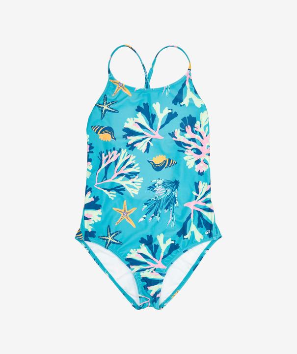 Produktbild Nabaiji Girls’ swimming 1-piece swimsuit - 100 Lila ataa pupu turquoise (140)