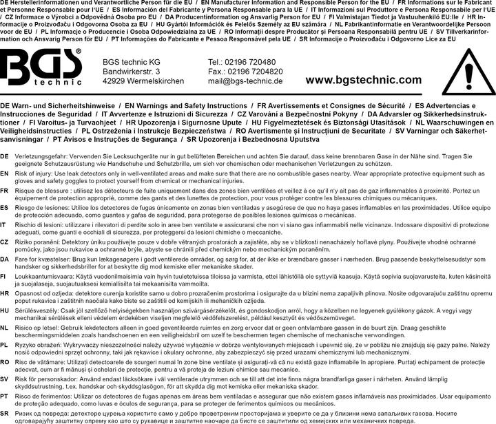 Produktbild BGS Ultraschall-Leck-Detektor für Gas-, Luft-, Wasserbehälter
