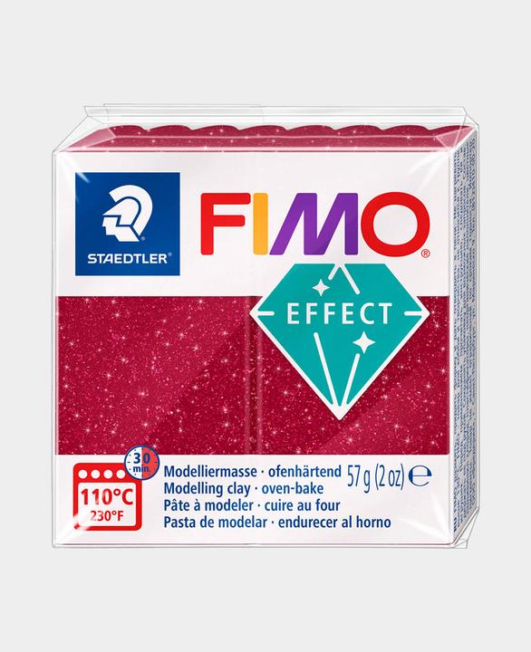 Produktbild Fimo EFFECT GALAXY Modelliermasse, rot, 57 g