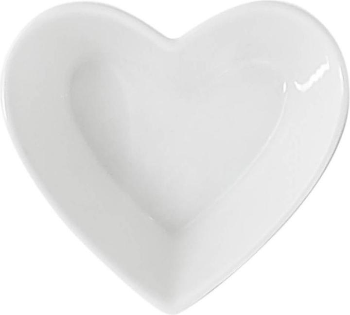 Produktbild Schale, Herzform weiss, 10x9x5cm (1 l, 1 x)