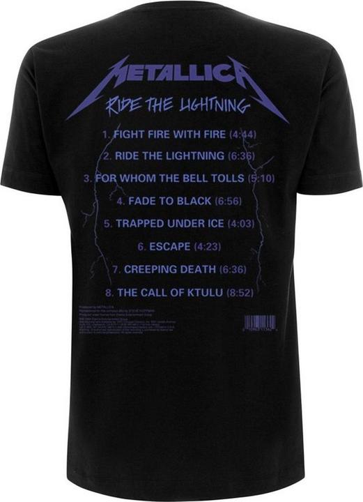 Immagine prodotto Metallica Maglietta Adulti Ride The Lightning Tracks (XL)