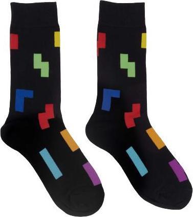 Itemlab Tetris pack de chaussettes Tetriminos Pattern (Einzelpack, One Size)