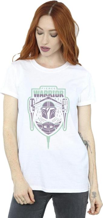 Produktbild Star Wars The Mandalorian Fierce Warrior Patch TShirt (3XL)