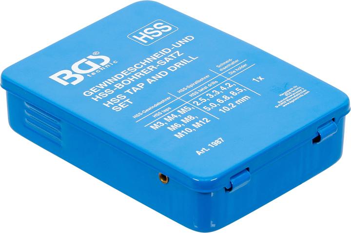 Immagine prodotto BGS Set maschi e filiere HSS M3 - M12 / 2,5 - 10,2 mm
