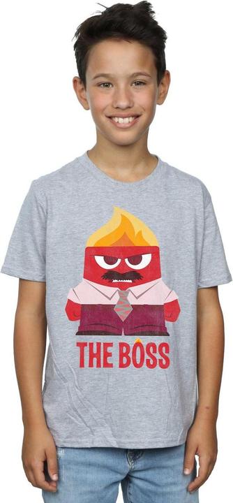 Actual product image Disney Boys Inside Out Anger The Boss T-Shirt (140, 146)