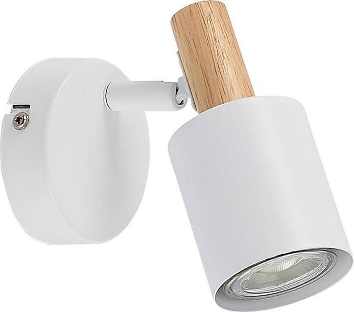 Image du produit Lindby Applique murale Junes LED, une flamme, blanc (GU10)