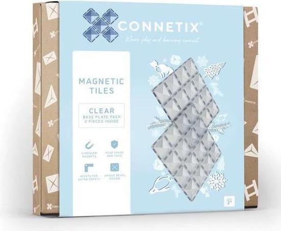 Connetix Base de 2 pièces, claire
