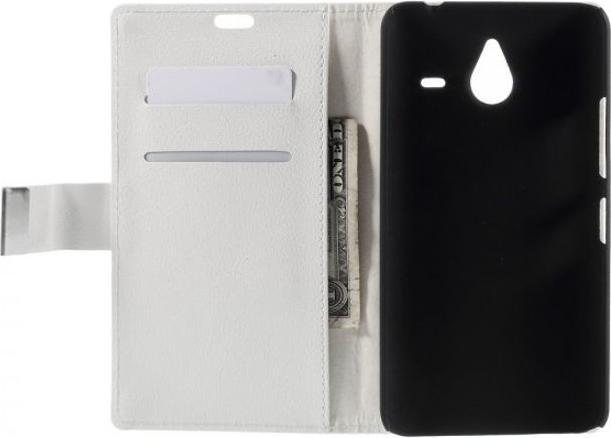 Produktbild MU Classic Leder Cover mit Litchitextur (Microsoft Lumia 640 XL)