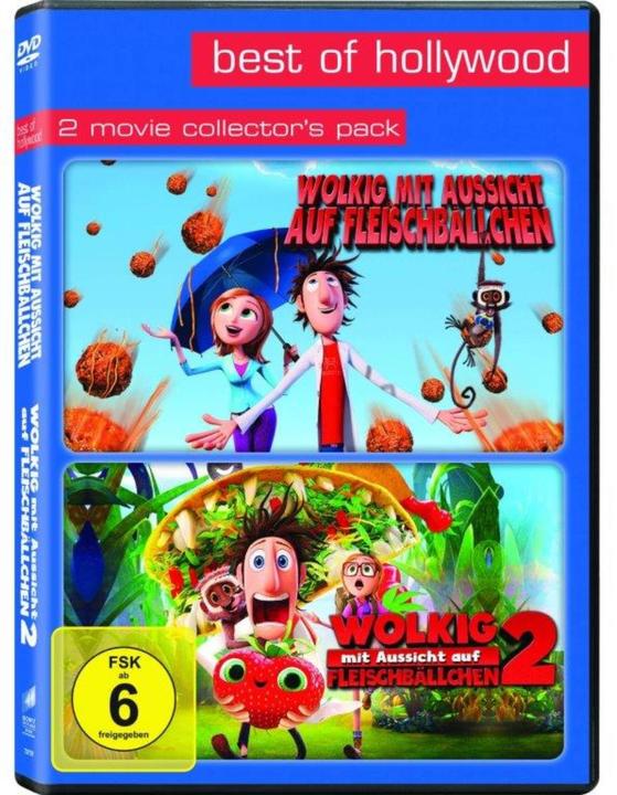 Immagine prodotto Cloudy with a View to Meatballs 1 2 (DVD, 2013, Tedesco, Turco, Inglese)