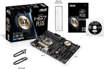 Produktbild ASUS H97-Plus (LGA 1150, Intel H97, ATX)