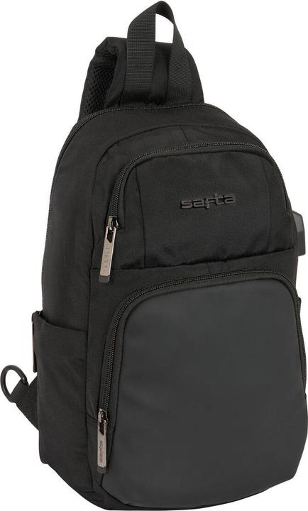 Produktbild Safta Rucksack Black Schwarz 18 x 34 x 12 cm (12 l)