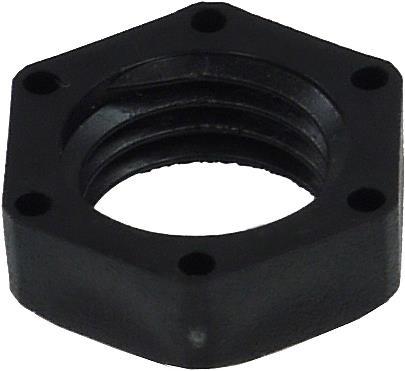 Produktbild Aquatuning Kunststoffmutter für Durchführung M12 (3 bis 6,5mm)