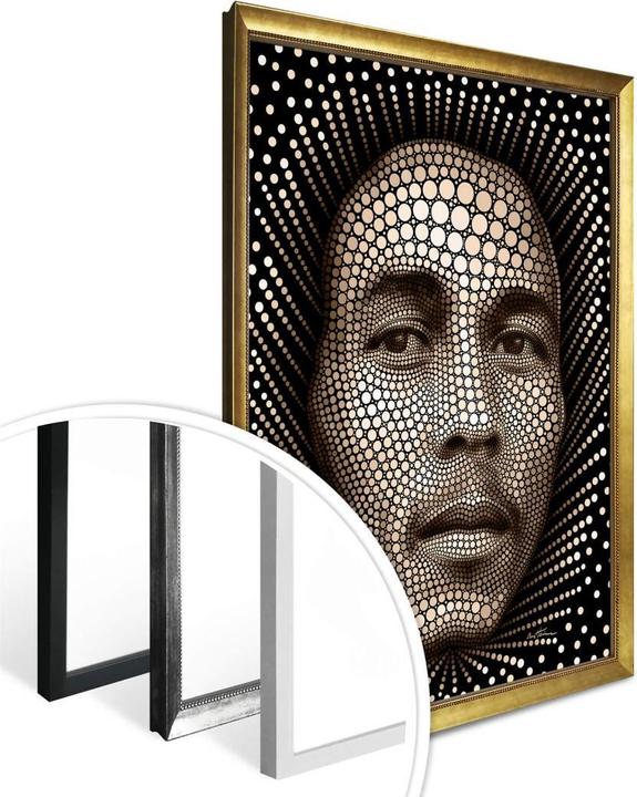 Produktbild Trenddeko Ben Heine - Circlism: Bob Marley (24 x 30 cm)