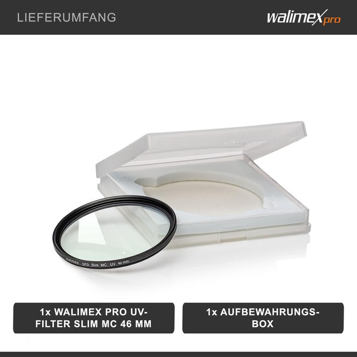 Actual product image Walimex UV filter slim MC (46 mm, UV filter)
