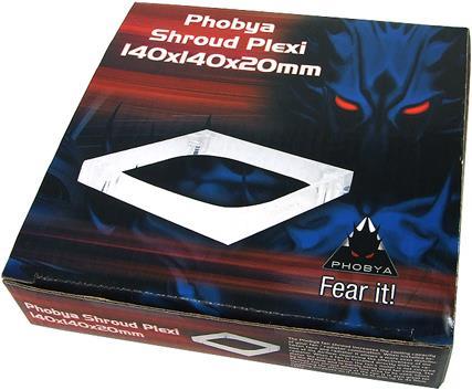 Produktbild Phobya Shroud & Entkopplung 140mm (20mm stark)