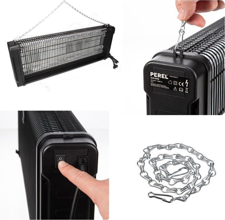 Immagine prodotto Velleman repellente per insetti volanti a 360° - 2 x 20 W