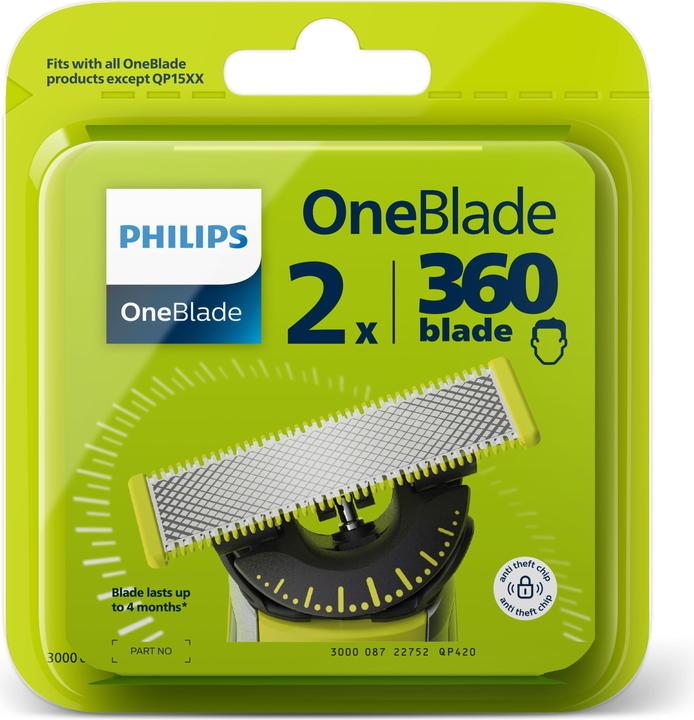 Image du produit Philips OneBlade QP420/50 Lame de rechange (2 x)