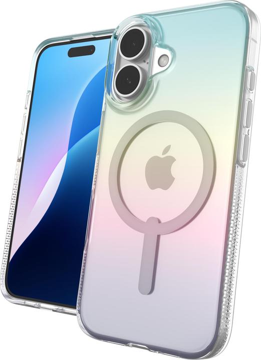 Actual product image Zagg Milan Snap MagSafe iPhone 16 Case - Iridescent (Apple iPhone 16)