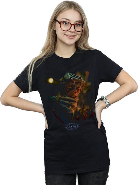 Immagine prodotto Star Wars The Rise Of Skywalker Babu Frik Maglietta Ampia Donna (XL)