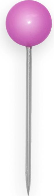 Produktbild BüroLine Landkartennadeln 4x20mm 115081 rosa 100 Stück (100 x)