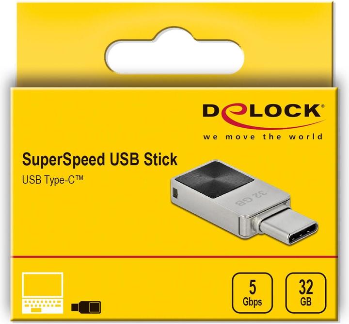 Image du produit Delock Mini clé USB (32 Go, USB-C, USB 3.1)