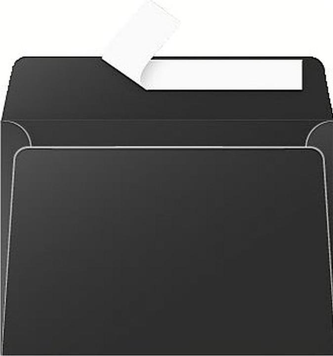 Produktbild Clairefontaine Pollen by Briefumschlag C6, schwarz (C6, 20 x)