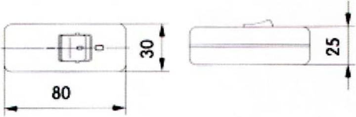 Produktbild interBär Schnur-Zwischenschalter 250 V/AC 10 A