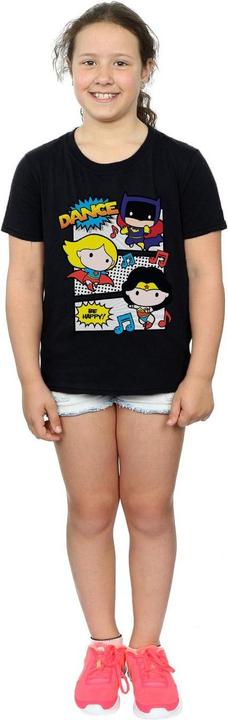 Image du produit - T-shirt CHIBI SUPER FRIENDS DANCE - Fille (116)
