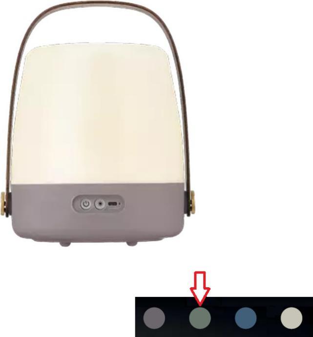 Image du produit Kooduu Lampe haut-parleur lite up JBL mini pétrole (45 lm)