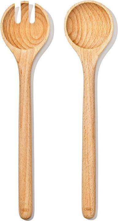 Produktbild OXO Good Grips Salatbesteck aus Buchenholz, 2-teilig (Salatbesteck)