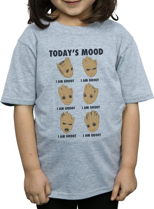 Immagine prodotto Guardians of the Galaxy Today's Mood Maglietta Baby Groot Ragazze (140, 146)