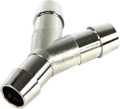 Aquatuning Connettore per tubo flessibile da 13 mm (1/2' Y) in ottone nichelato